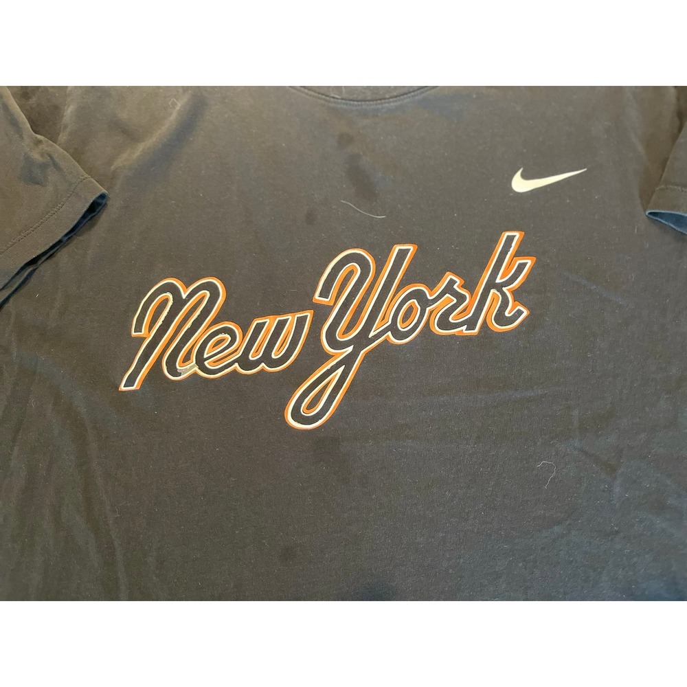 Nike Dri Fit New York‎ Graphic T Shirt XXL Black Cotton Blend Athletic - Picture 6 of 7